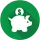 Piggy bank icon